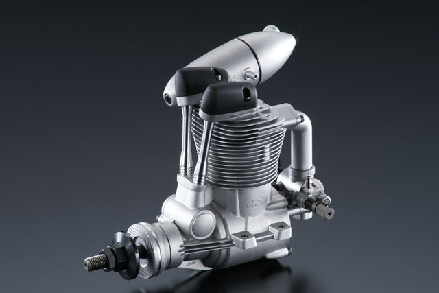 O.S. 飛行機用4サイクルエンジン FS95V + 専用アルミマウント